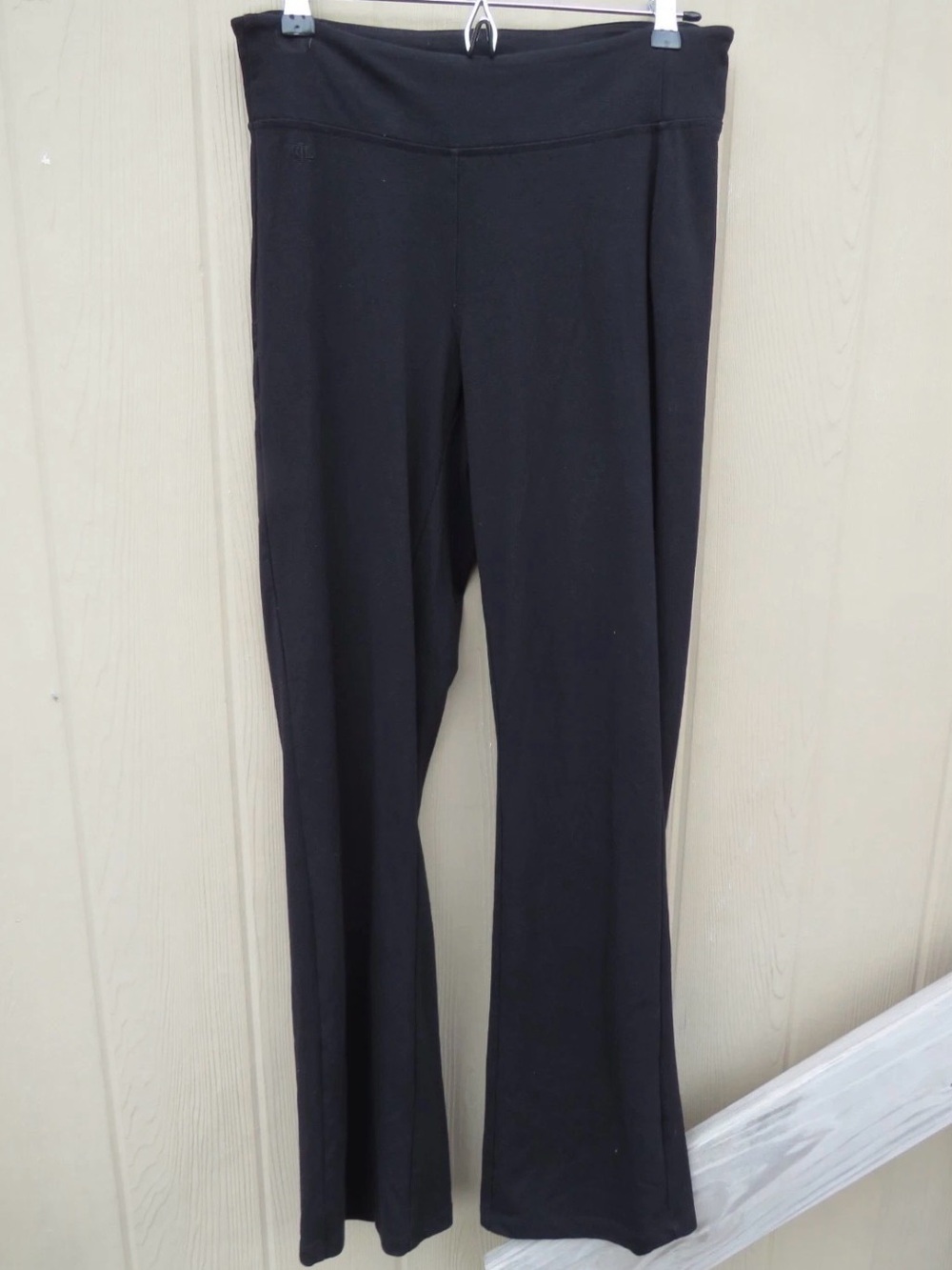Women’s Black Stretch Flare Pants LRL Ralph Lauren S